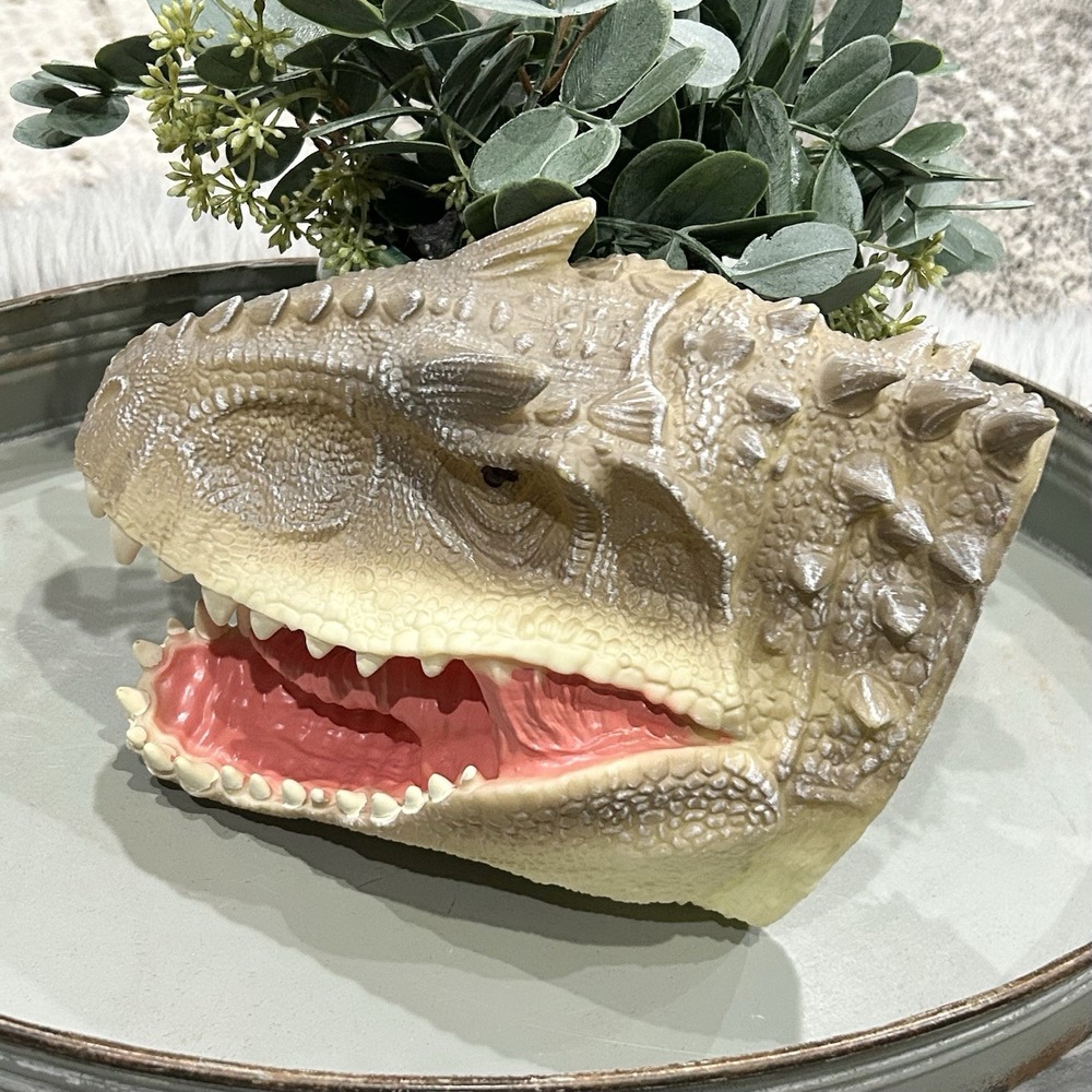 Giganotosaurus Realistic Rubber Dinosaur Hand Puppet PVC Toy